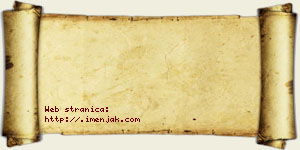 Jovanka Stanimirović vizit kartica